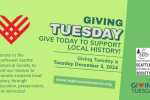 Thumbnail for the post titled: #GivingTuesday – Give to Support Local History!